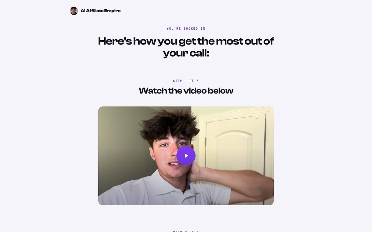 Thank-you page preview